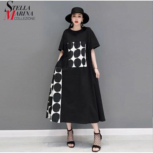 Летние платья в горошек Stella Marina Collezione China At AliExpress