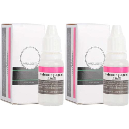Tattoo Supplies 2pcs Plants Tattoo Coloring Agent Lip Eyebrow Pigment Microblading Color Lock Liquid Tattoo Supplie