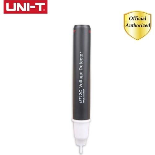 UNI-T UT12A/UT12B/UT12C AC Voltage Detector 90V~1000V Non-Contact Voltage Pencil Vibration Beeper Vibrating Indicator
