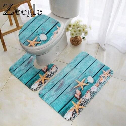 Bathroom Carpet Bath Mat Anti Slip Bathroom Mat Toilet Rugs Home Decor Carpet for Bathroom Absorbent Soft Toilet Foot Mat