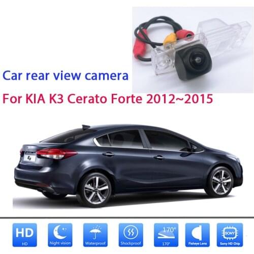 Rear View Camera For KIA K3 Cerato Forte 2012 2013 2014 2015 Waterproof high quality RCA Backup Reverse parking Camera