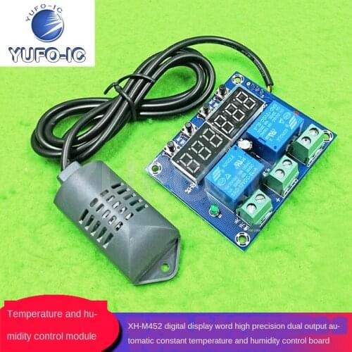 1pcs XH-M452 Temperature Humidity Control Module Digital Word High-Precision Dual-Output Automatic Constant Control Board