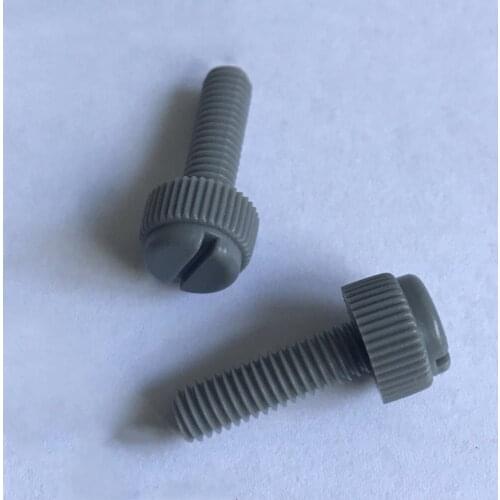 10pcs M6 M8 polyvinyl chlorid PVC slot screws insulated screw slotted bolt plastic bolts preservative acid and alkali resistance