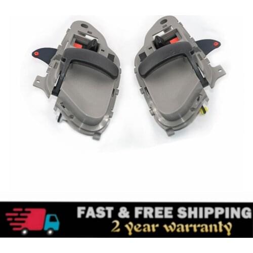15708043 15708044 Door Handles Inside Interior Gray Lh & Rh Pair Set for Chevy Gmc Tahoe Yukon