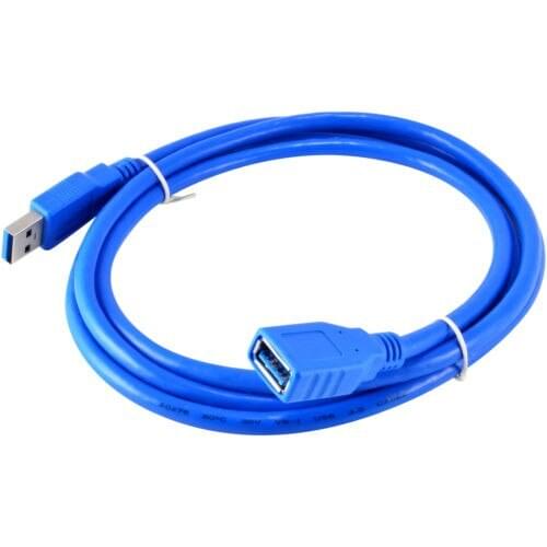 5FT 5 Feet USB 3.0 Type A Male to Female Extension Cable 1.5M Blue