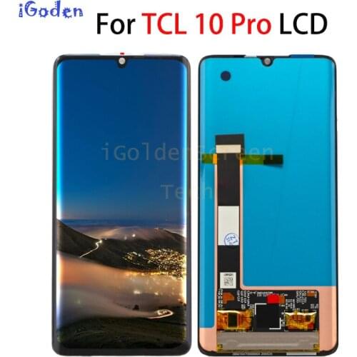 AMOLED 6.47" For TCL 10 Pro T799B T799H LCD Display Touch Panel Glass Screen Digitizer Assembly For TCL 10Pro LCD