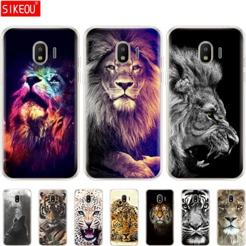 Case For Samsung Galaxy J2 Core Case 2018 J 2 SM-J260 Cover Phone For Samsung J2 Core wolf tiger lion Leopard bear animal