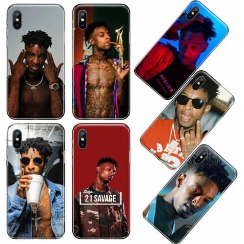 Rapper 21 Savage Phone Case For iphone 12 5 5s 5c se 6 6s 7 8 plus x xs xr 11 pro max mini luxury shell funda