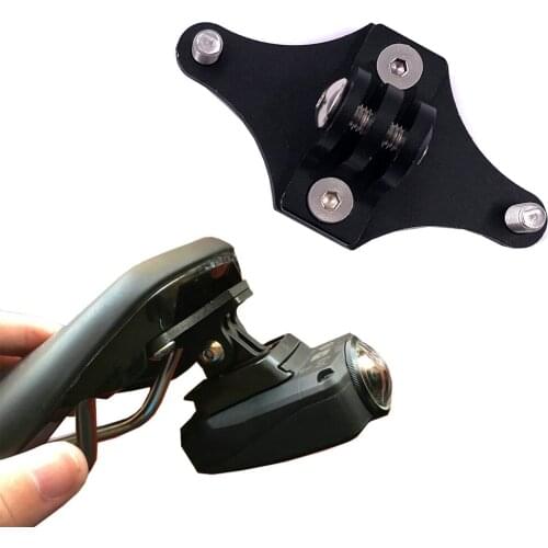 Aluminum Alloy Mountain Bike Fixed Bracket Adapter Cylinder Transfer Seat Fixed Bracket Sport Camera Adapter