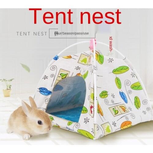 Hamster Cotton Nest Chinchilla Hedgehog Squirrel Rabbit Tent Winter Warm Pet Tent Hanging Hammock In Summer