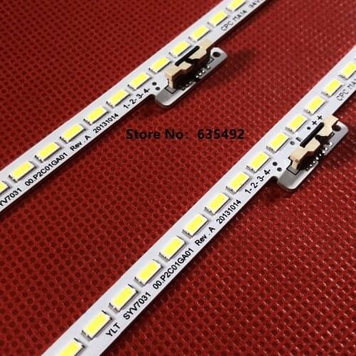 4Pieces/set For KDL-60W850B 60" LED backlight strip YLT SYV6031 00.P2B01GA01 61.P2B05G002 64 LEDs 370MM