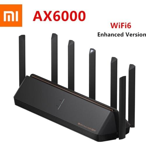 2021 New Xiaomi Router AX6000 AIoT Router 6000Mbs WiFi6 VPN 512MB CPU Mesh Repeater External Signal Network Amplifier