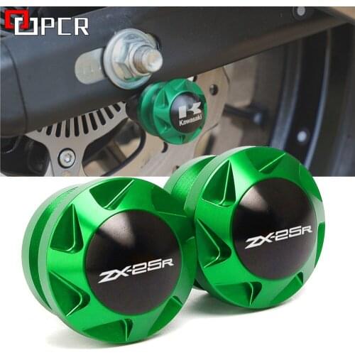 Motorcycle CNC Swingarm Slider Spools For KAWASAKI ninja zx25r zx-25r ZX25R 2020 2021 Stand Screws