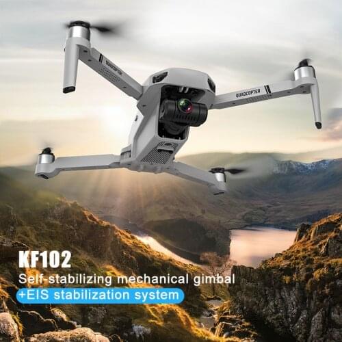 New KF102 Drone 4K HD Camera GPS Professional 5G WIFI 1200m Image Transmission 2-Axis Anti-Shake Gimbal RC Drone