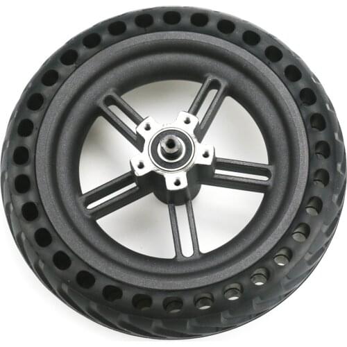 8.5Inch 5-hole Original Wheel Rim and Honeycomb Non-Pneumatic Solid Tire Integrated for Xiaomi M365/1S Pro/Pro2 Electric Scooter