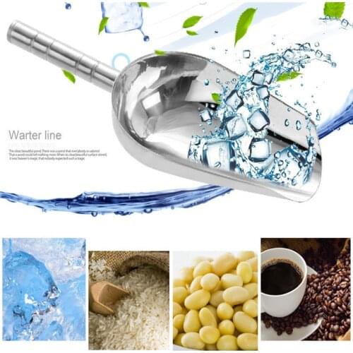 Useful 9 Inch Stainless Steel Ice Scraper Food Buffet Animal Candy Bar Scoops