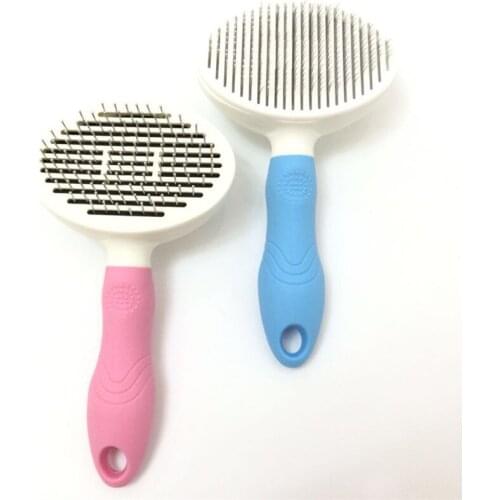 Pet Comb Dog Epilator Fleece Cleaning Grooming Brush Reusable Plastic Cat Fur Hair Roller Self-Cleaning Cotton Wool Removal