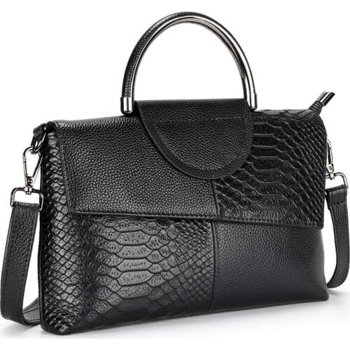 Luxury Handbags Women Leather Shoulder Bag Small alligator Pattern Solid Color Crossbody Bag women Tote Shoulder Bags Sac A Main