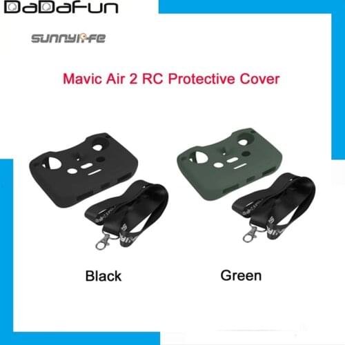 Sunnylife MINI 2 Silicone Case with Strap Remote Controller Scratchproof Protector Cover for Mavic Air 2/Mini 2 Accessories