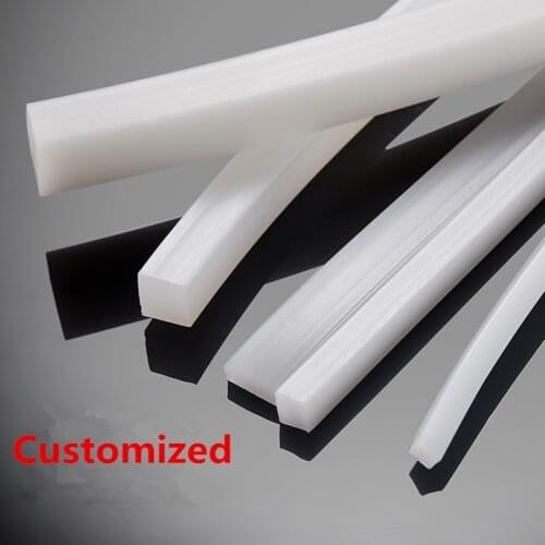 5M Length High Temperature Resistance Silicone Rubber Strip Silica Gel Seal Strip 6*8mm 6*10mm 6*15mm 8*10mm