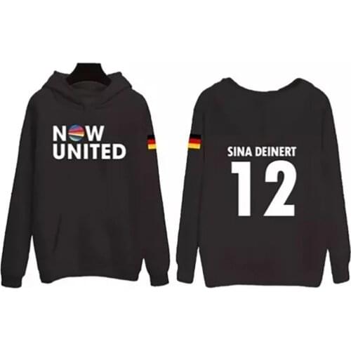 2021 Now United Hoodie Sweatshirts Men Women Germany Sina Deinert 12 Pullover Unisex Harajuku Tracksuit Plus Size 4XL
