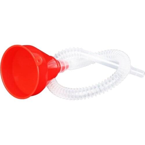 Universal Motor Truck Vehicle Plastic Fill Funnel Soft Pipe Petrol Tube Diesel smooth seamless construction mess-reducer pouring