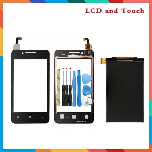 High quality 4.0'' For Lenovo A319 A319i Lcd Display Screen + Touch Screen Digitizer Sensor