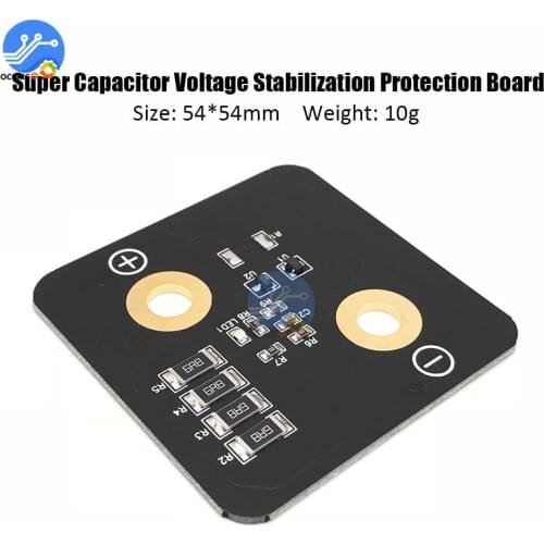 1 String 2.8V 3000F Super Capacitor Balancing Protection Board Square 2.8V 3000F Capacitor Balanced