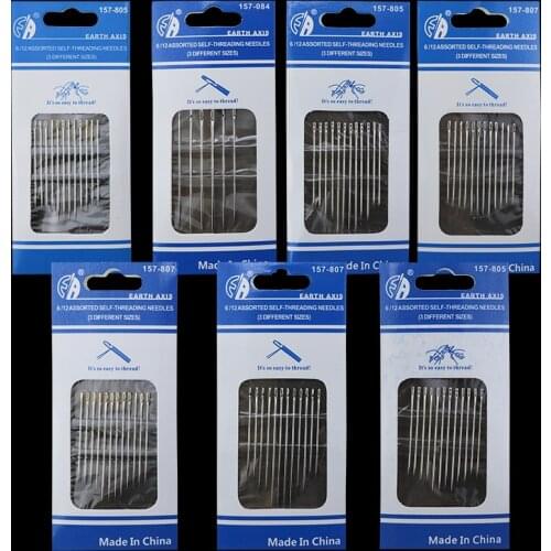 Blind Needles Gold Tail Multi-size Side Opening Stainless Steel Darning Hand Sewing Needles Embroidery Tool DIY Needle