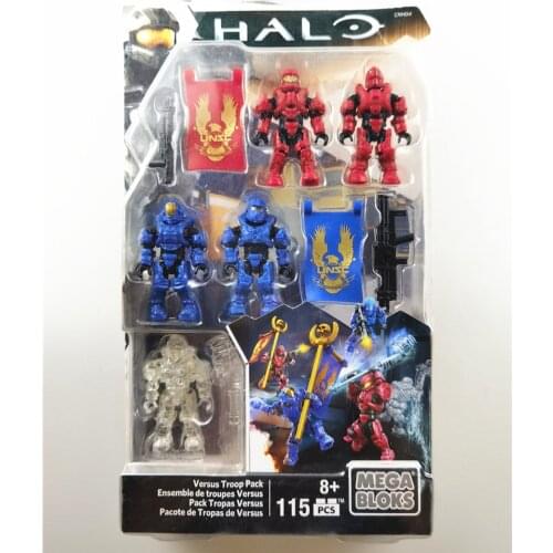 Mega Bloks Mega Construx Spartan Halo Heros Versus Troop Pack Cnh04 Collectors Edition Gifts for Children and Adults