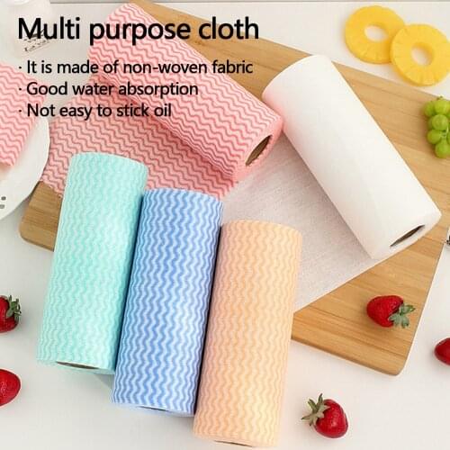 Utensils for kitchen Cleaning Wash Cloth Non Woven Duster Cloth Dish Cloth Break Point No Oil Rag Furniture Items Kitchen Towels