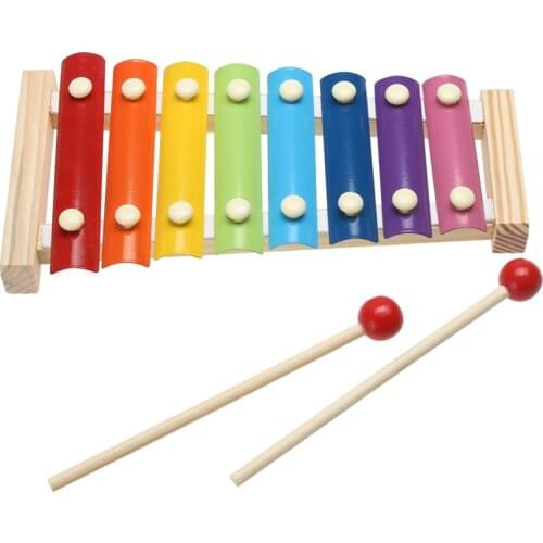 Music Instrument Toy Wooden Frame Style Xylophone Children Kids Musical Funny Toys Baby Educational Toys Gifts