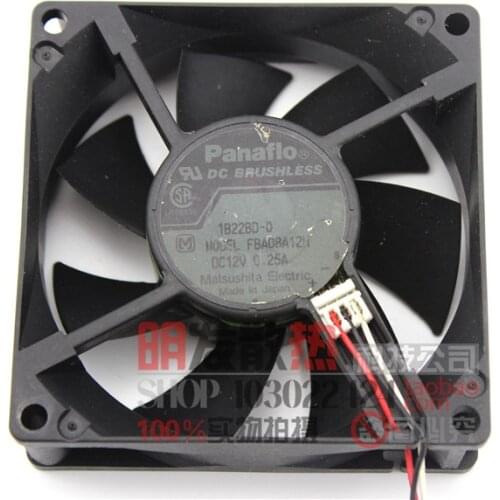 Original Chassis Cooling Fan 8025 FBA08A12H 12V 0.25A