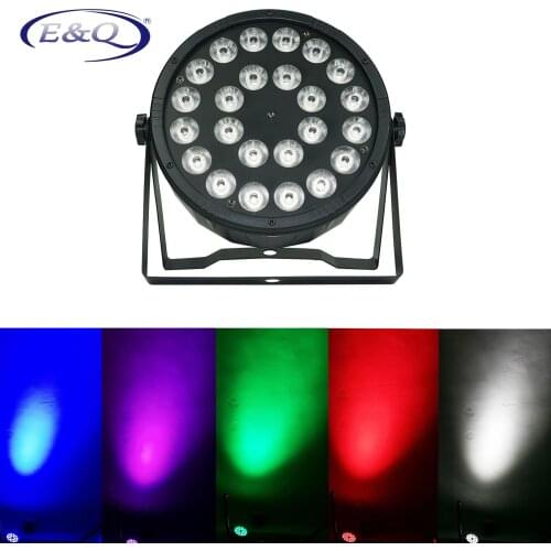 24x12w LED Par Light RGBW 4in1 DMX512 Plastic Par Light Professional Stage Dj Party Light Disco Light 4/8CH Stage Professional