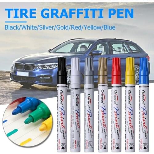 7 Color Oil based Permanent Waterproof Marker Pens for Paint Ceramic, Car Tire, Metal, Package Design, Gift Decoration, Glass