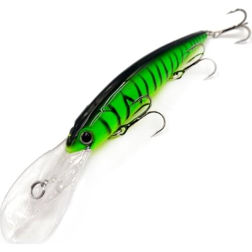 Minnow Fishing Lure 12.5cm 11g Laser Hard Artificial Bait 3D Eyes Fishing Wobblers Pike Carp Deep Walleye Deep Jerkbait Lure