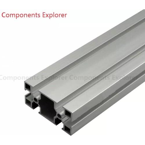 Arbitrary Cutting 1000mm 4080GD Aluminum Extrusion Profile,Silvery Color