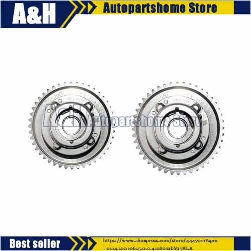AP02 2PCS Camshaft (Exhaust+Intake) Adjuster Actuator for MERCEDES C250 SLK250 1.8L 2710503347 A2710501400 A2710501500