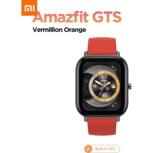 Xiaomi Youpin Global Vision Amazfit GTS Smart Watch 5ATM Waterproof Swimming Smartwatch NEW 14 Days Battery Widgets For Android