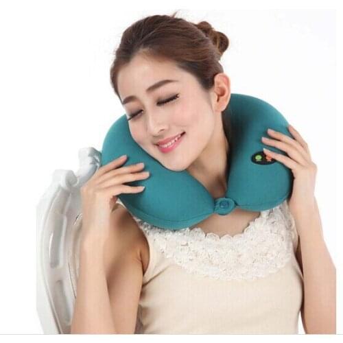 Healthy care neck massage pillow electric cervical vertebra massage instrument massage device health care massage pillow USB