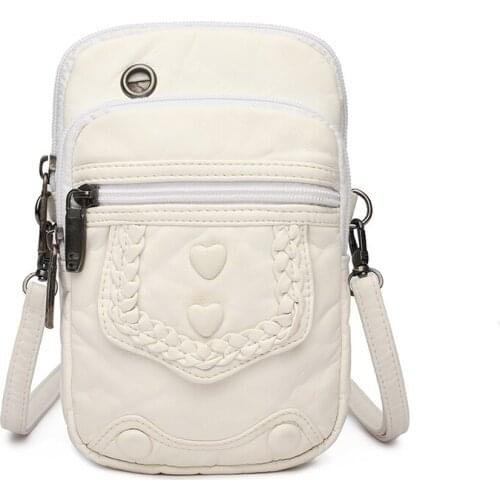 Women Shoulder Bag Fashion Pure Color Shouldbags Luxury Designer Ladies Casual Outdoor Bag High-quality Leather Zipper Messenger