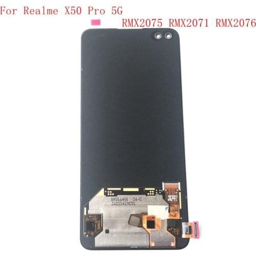 6.44"For Realme X50 Pro 5G LCD Display+Touch Screen Digitizer Assembly Replacement Real Me X50 pro RMX2075 RMX2071 RMX2076