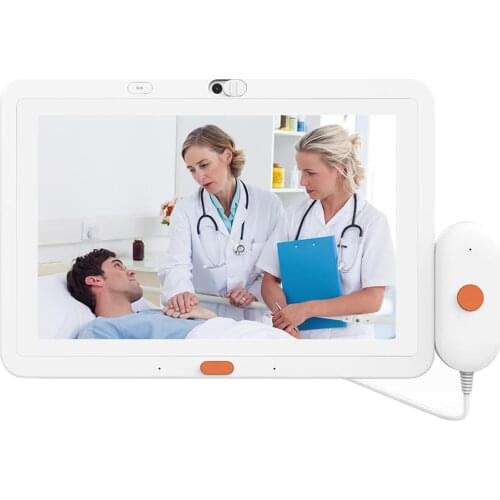 10 inch Medical Healthy Inteactive Digital Kiosk POE Android Tablet with Call handle