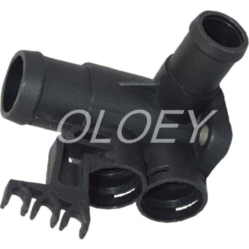 Auto cooling system thermostat housing thermostat cover Thermostat Coolant Water Outlet 037121132G 030121133K for AUDI 100