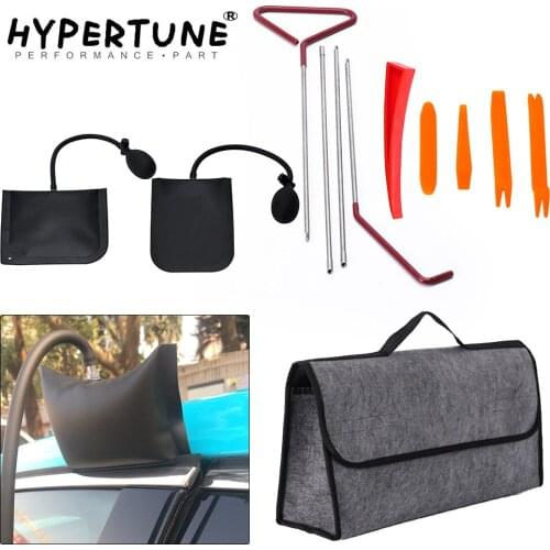 Car Tool Car Window Door Key Lost Kit Inflatable Air Pump Air Wedge Non Marring Wedge Storage Long Reach Grabber For Cars Truck