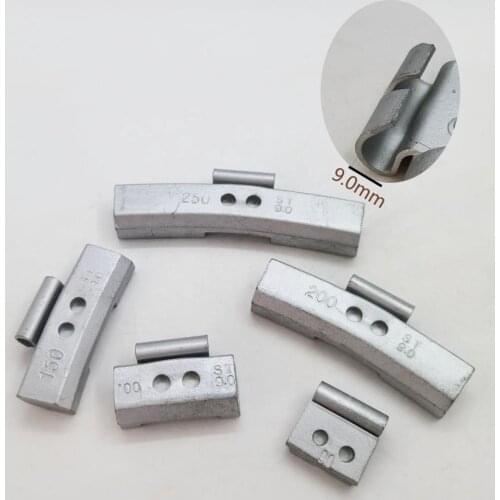 Hook wheel balance block 50G-250G aluminum alloy wheel hub wide counterbalance block detonation hook weight tire weight