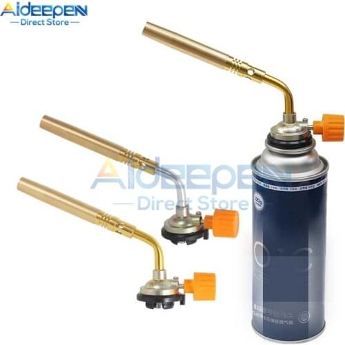 Butane Burner Welding Gas Torch Outdoor Camping Picnic BBQ Brazing Gas Torch Soldering Heat Gun For Welding Equipment