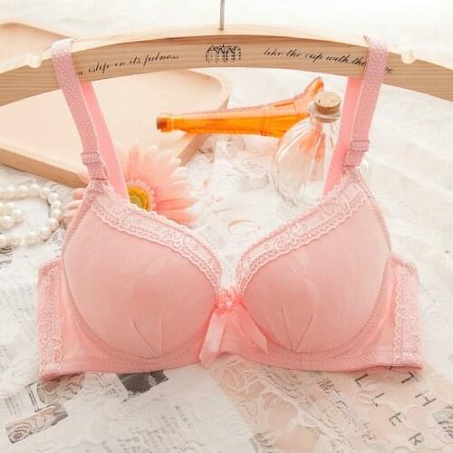 Fashion Young Girls Push Up Bra Sexy Bras For Women Big Size Women Lace Sexy Push Up Lace Silicone Underwear Gather Push Up Bras