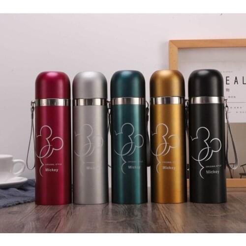 Bullet Vacuum Cup Insulated Double Wall 304 Stainless Steel Mugs Office thermos Straight Cup Business water bottles