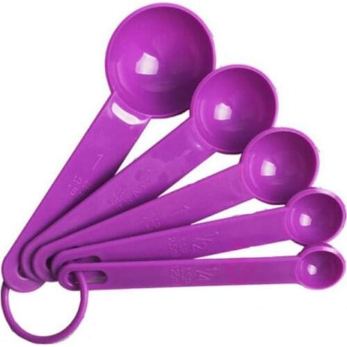 Kitchen Measuring Spoons 5pcs Teaspoon Coffee Scoop Cake Baking Tools Measuring Cups Kitchen Cooking Tools Measuring Spoons